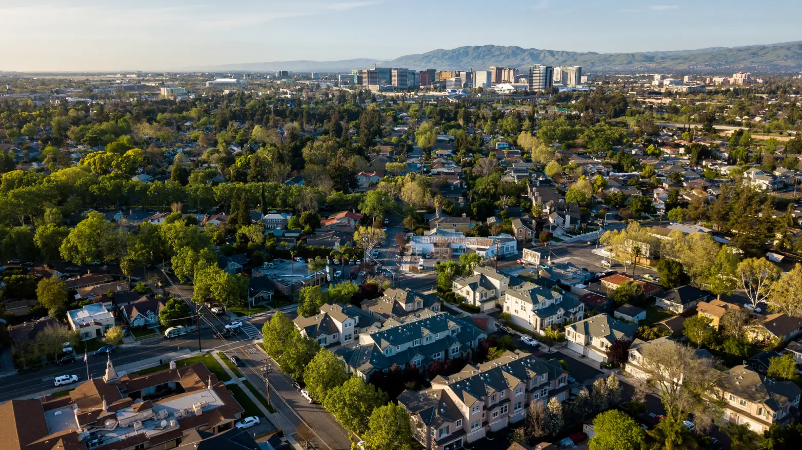 Photo of the city of Silicon Valley (San Jose)