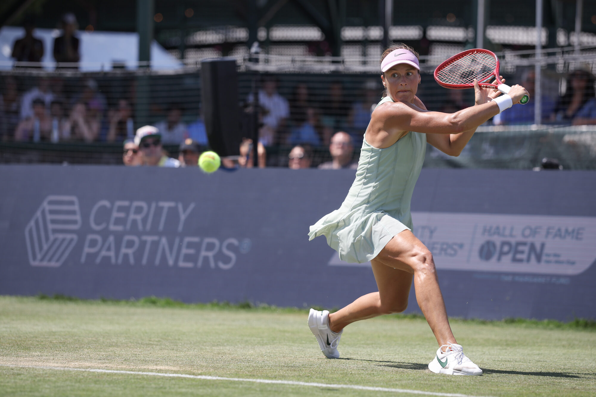 Tatjana Maria in the women's singles final at the 2026 Cerity Partners Hall of Fame Open