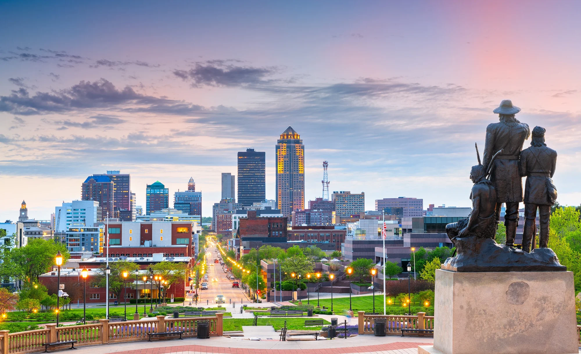 Photo of the city of Des Moines